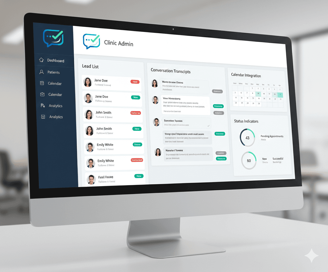 Admin dashboard view